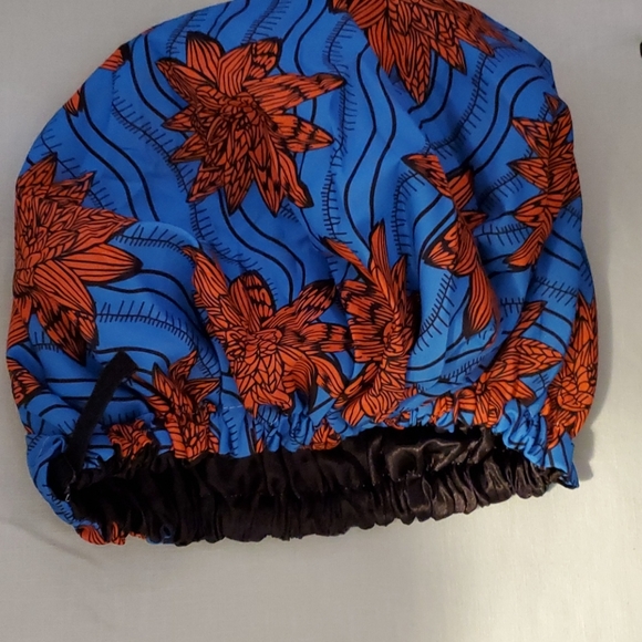 NWT XL African Pattern Print Adjustable Sleep Cap - Picture 4 of 9